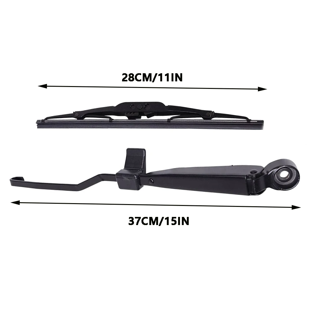 New Black Car Rear Windscreen Windshield Wiper Arm With Cover Rubber For Jeep Grand Cherokee Sport Utility 1998-2004