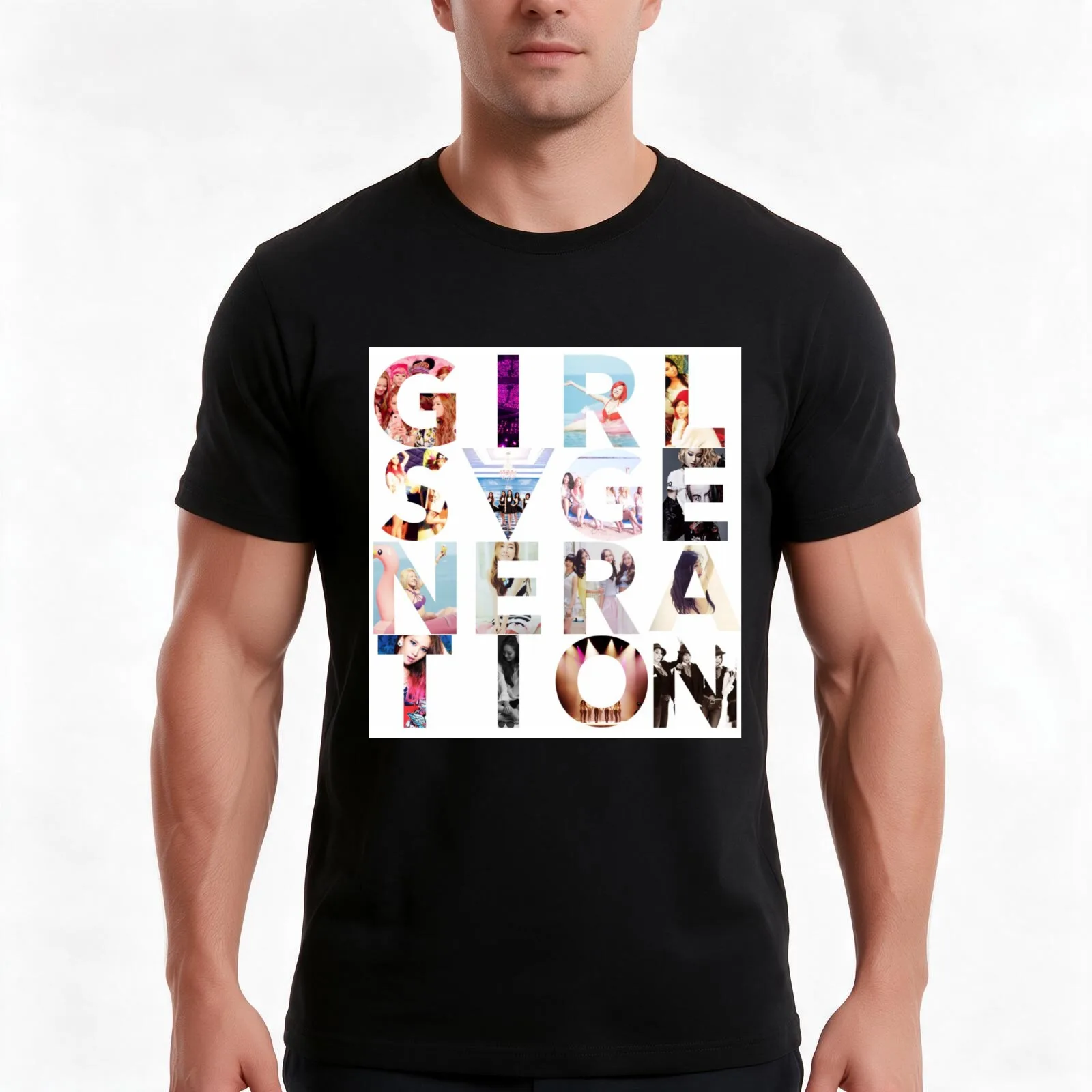 GIRLS?GENERATION - SNSD T-Shirt, Summer Casual Cotton Tee, Oversized Streetwear Tops, Vintage Graphic Print, Unisex Men Women
