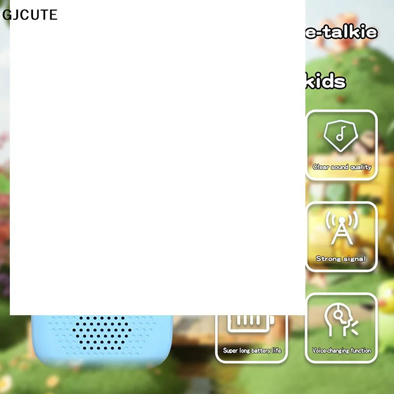 2pcs Video Walkie Talkies for Kids Rechargeable with Screen Display and Voice Effects Long Range Outdoor Birthday Gifts