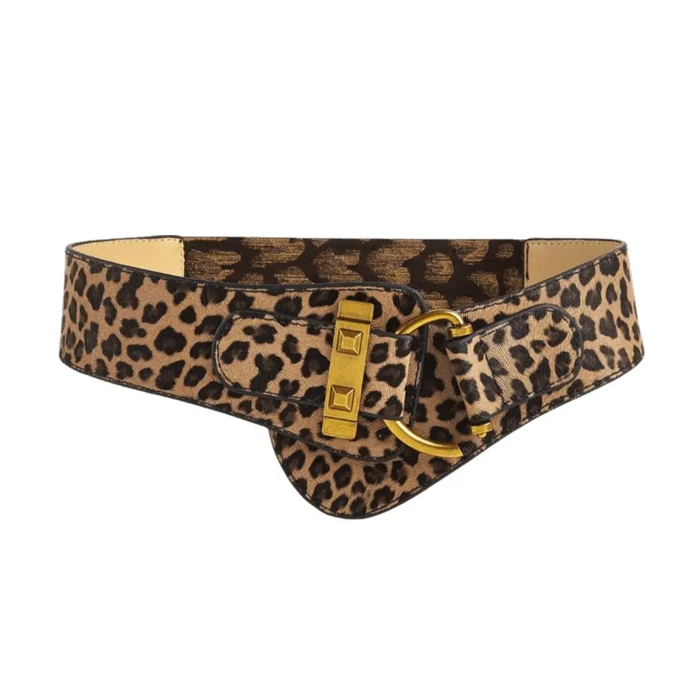 ファッション PU レザーウエストベルト調節可能な合金バックルワイドベルト弾性多用途ウエストバンドドレスコート用