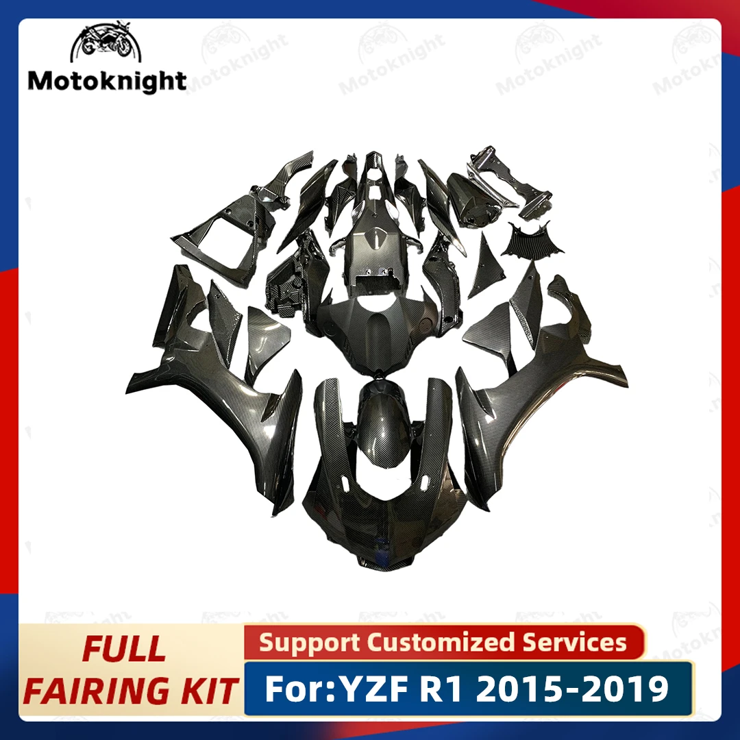 

Motorcycle full Fairing Kit fit For YAMAHA YZF1000 YZFR1 YZF-R1 R1 2015 2016 2017 2018 2019 15 16 17 18 19 Carbon Fibre Paint