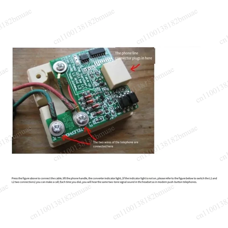 

DMF Converter Old Phone Pulse Signal Fashion Pulse To Dual Tone Converter Dial Phone Multi-Frequency Sound