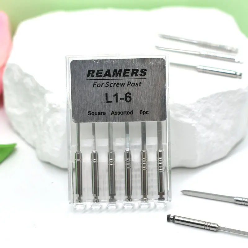 

Dental Drills Burs Reamers Stainless Steel For Screw Post Supplies Dental Materials Reamers L1-6