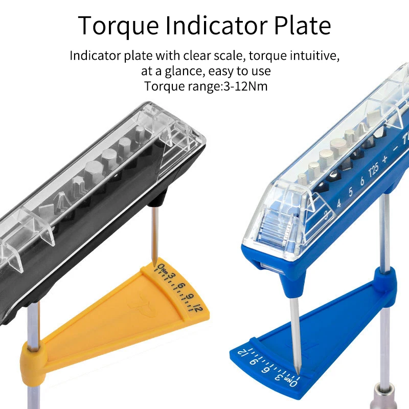 Toopre Torque Pointer Integrated Hexagonal Bicycle Maintenance  High Precision Torque Tool Box Torque Wrench Set Tl-12