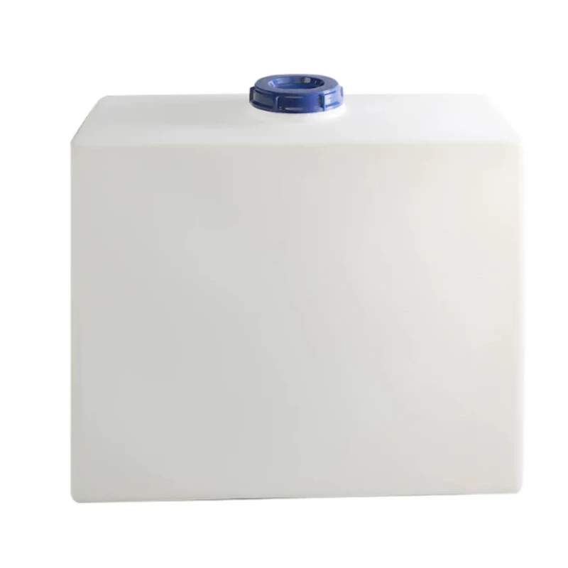 200L PE Flat Water Storage Tank, Rectangle Plastic Water Container for Truck Vehicle Modification Washing Use