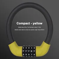 Bike Lock Zinc Alloy 5 Digit Code Combination Lock Bicycle Security Padlock Bicycle Equipment MTB Anti-theft Device