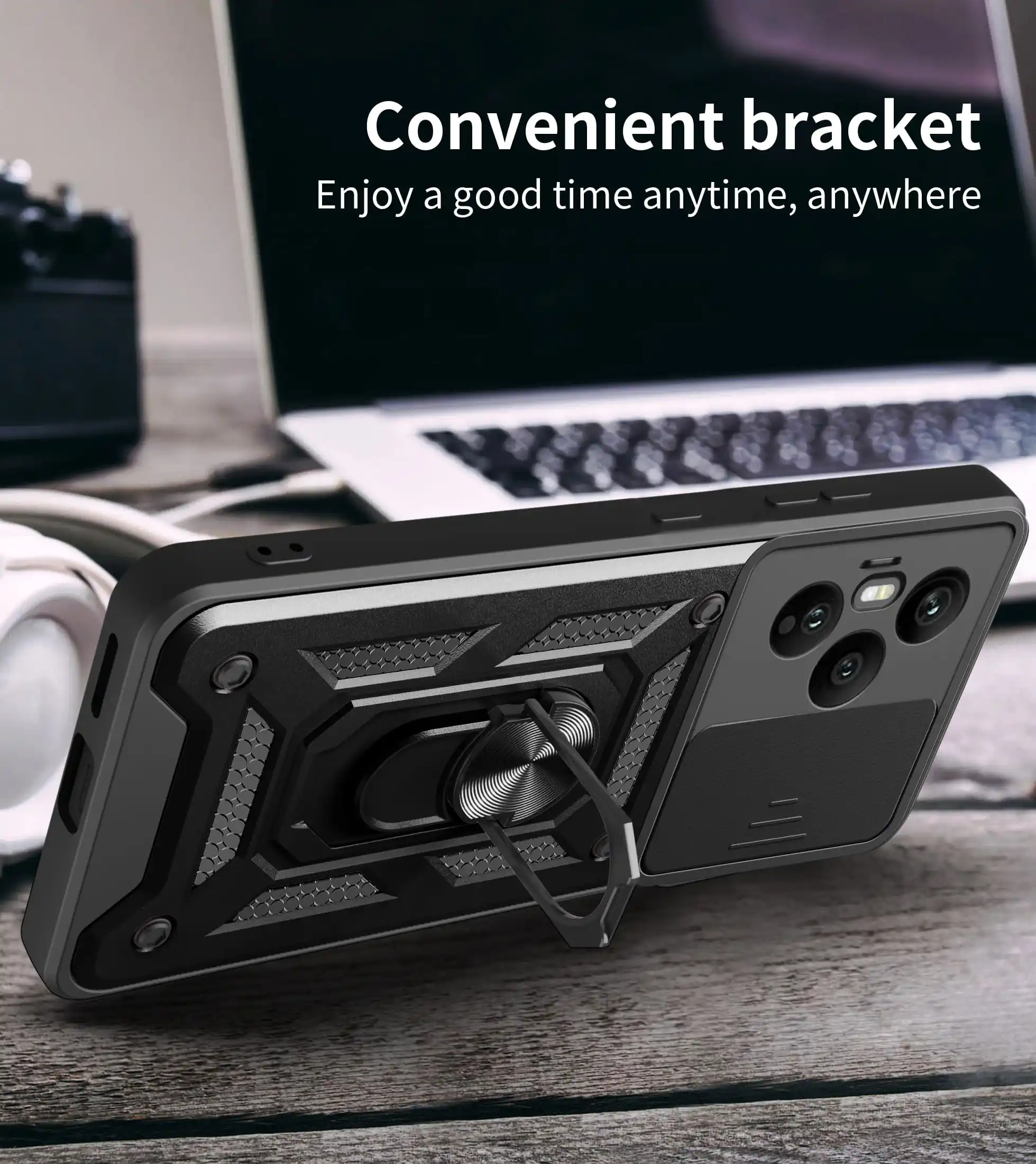 เคสสําหรับ Honor 400 Pro สไลด์กล้องป้องกันขาตั้งโทรศัพท์ Shell Funda สําหรับ 400 Lite Cover