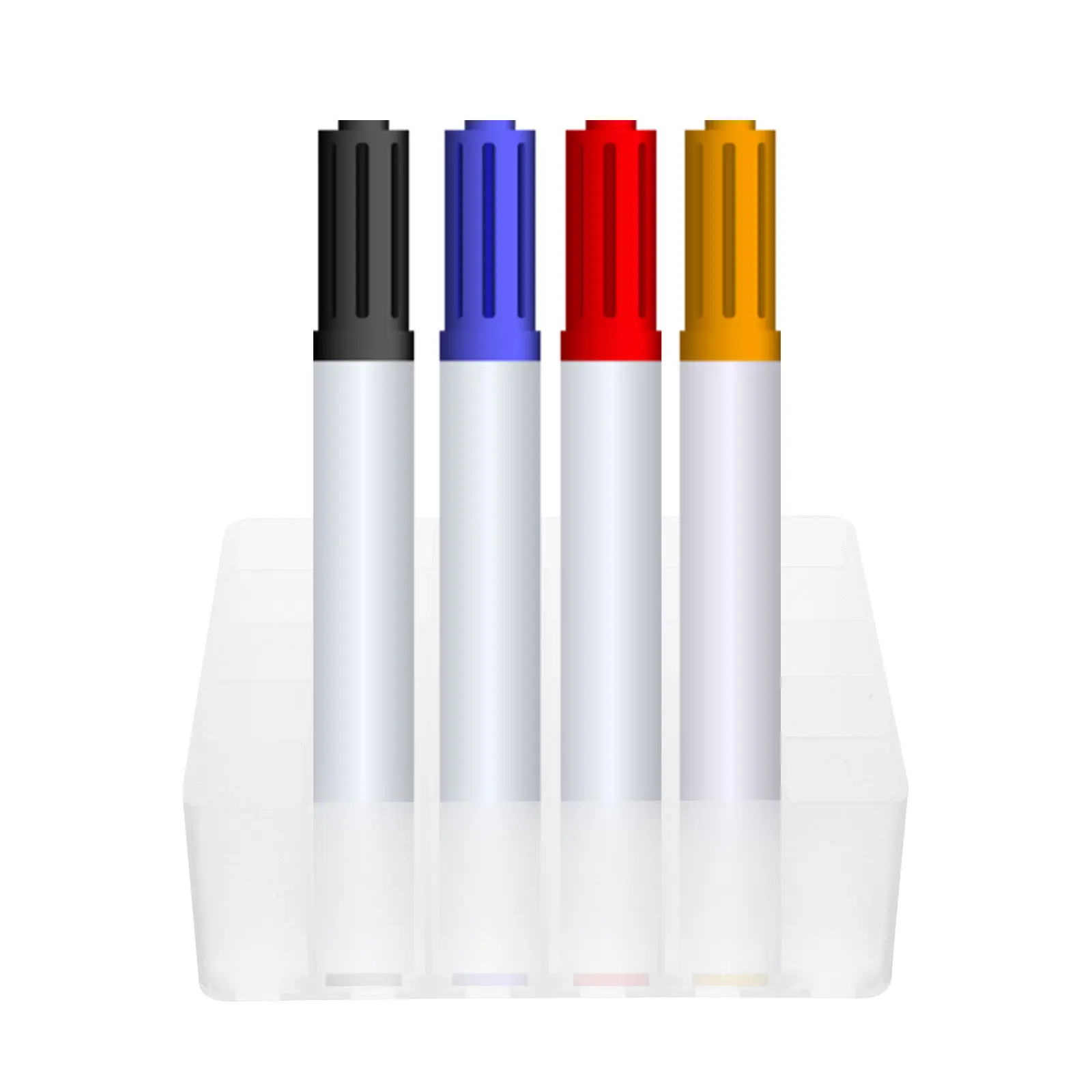 

1 set Mark Pen Bag Marker Base Highlighter Organizer Storage Carrying Case Pen Holder Drawing Stationery Box