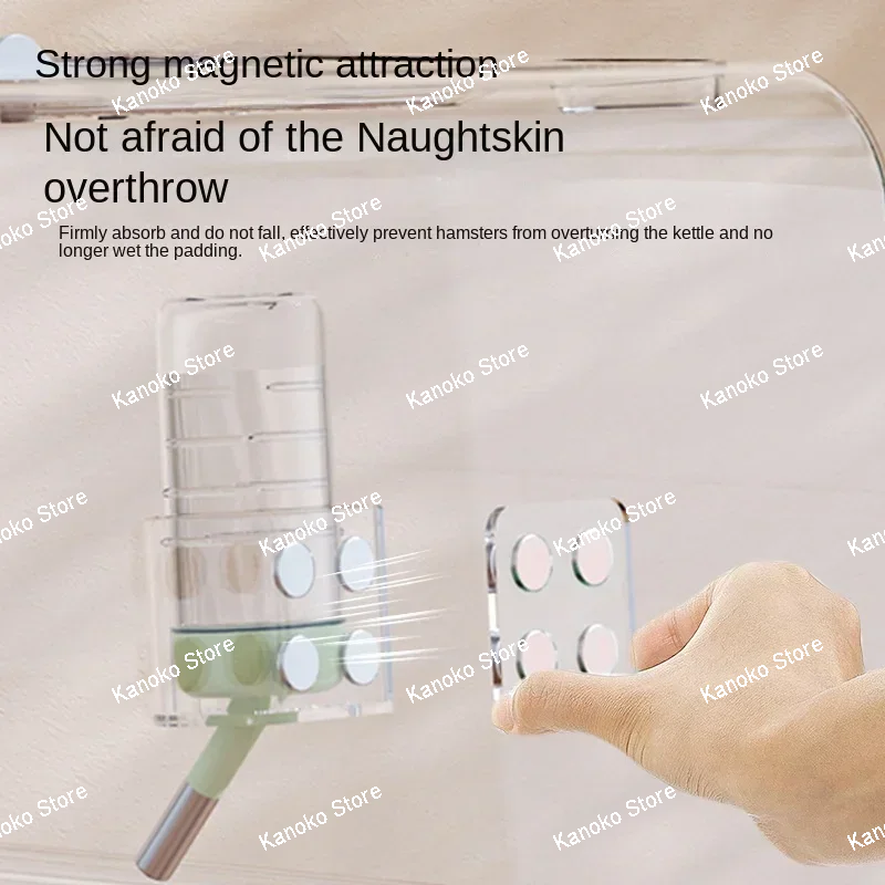 

Акриловая магнитная подставка для чайника, аксессуары для чайника для хомяка, принадлежности для морской свинки, кормушка для маленьких домашних животных, аксессуары для крыс