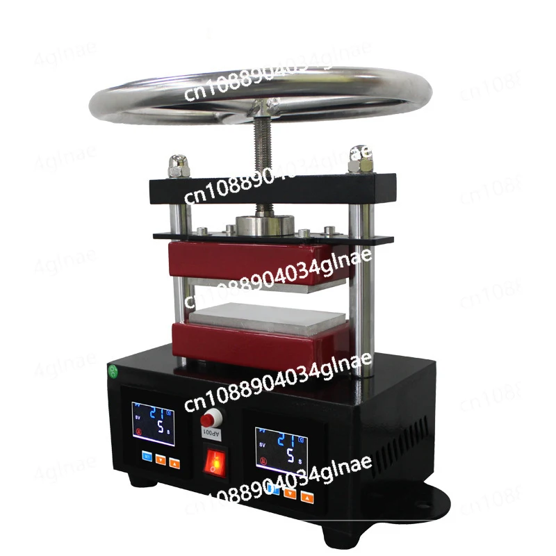 CK220 Manual Rosin Press 110V/220V/800W High Pressure Heat Exchanger Top and Bottom Plate Hot Press Rosin Extraction Tool