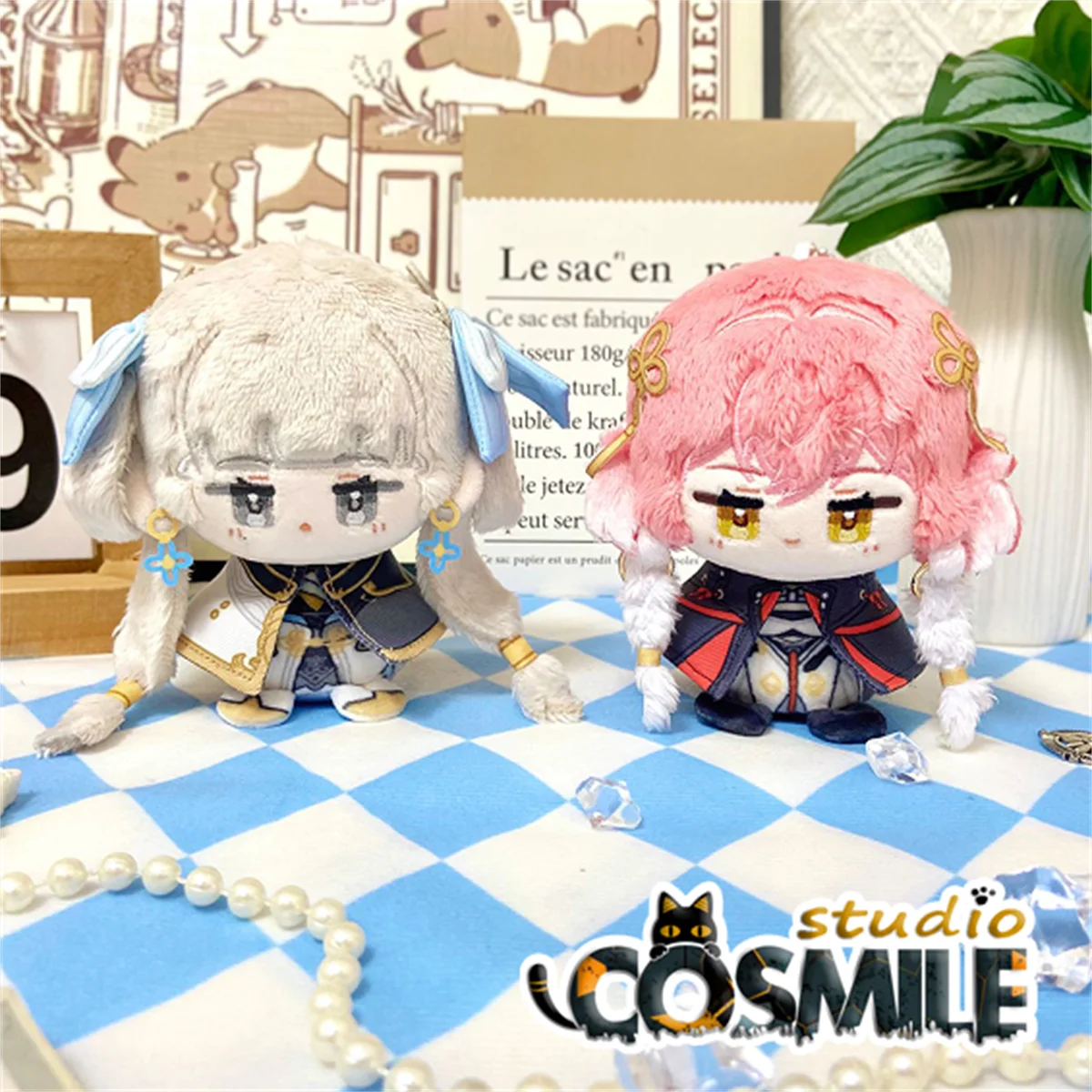 

Game Wuthering Waves めいちょう Jinhsi 금희 Changli 장리 Stuffed Plushie Plush 10cm Doll Toy Keychain KM Jun