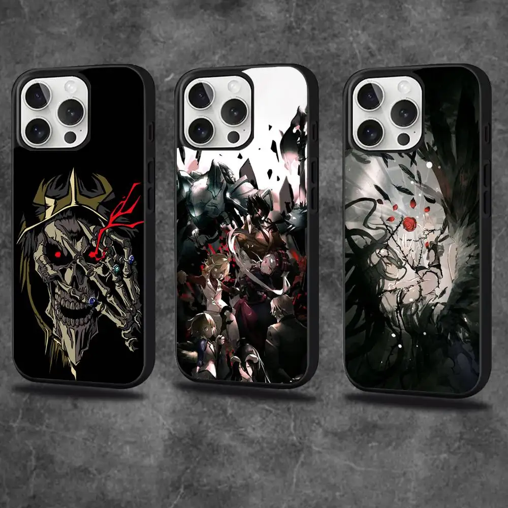

Anime O-Overlords Phone Case For iPhone 16,15,14,13,12,11,Pro,Max,Plus,Mini,SE4,E Magnetic Magsafe Wireless Charging