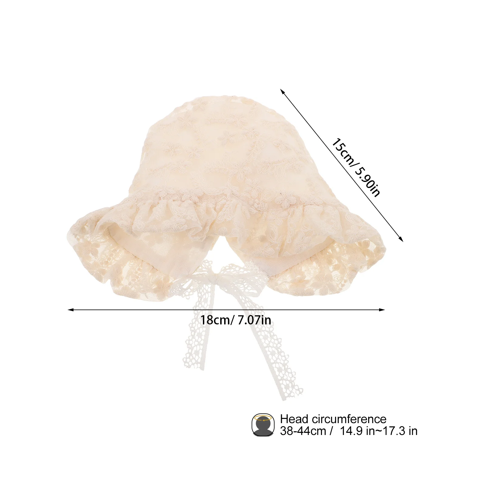 طفلة الدانتيل بونيه الرضع Sunhat تنفس خفيفة الوزن الصيف قبعة الأميرة نمط اللعب في الهواء الطلق الطفل بونيه المولود الجديد قبعة