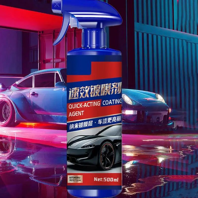 

Car Coating Spray 500ml Multi-functional Coating Renewal Agent Nano Coating Agent High Protection Easy Clean Fast-Acting Scratch