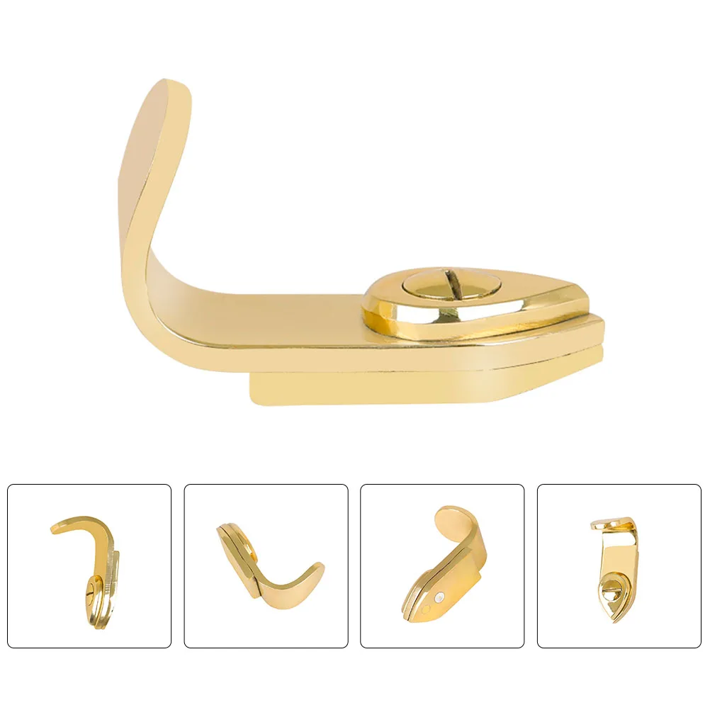 

Saxophone Thumb Rest Hook Practice Part Protector Supply Metal Support Pad Cushion