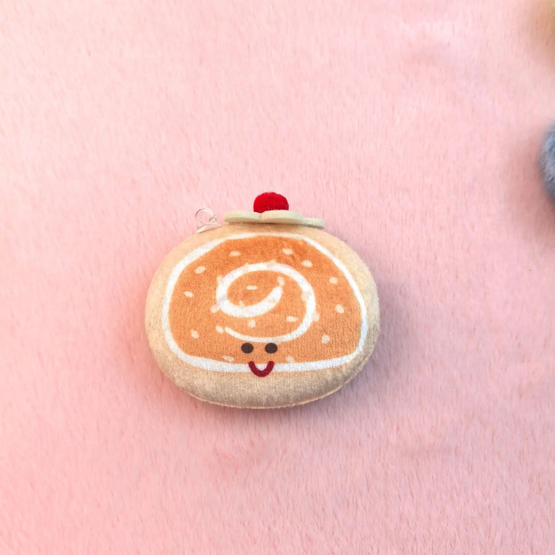 ตุ๊กตาอาหารการ์ตูน พวงกุญแจตุ๊กตาขนมจีน พวงกุญแจตกแต่งกระเป๋าเป้ ตุ๊กตาคู่รัก