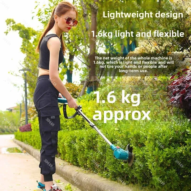Lawn mower for homesmall lithium battery lawn mower handheld weed eater electric  high power brushless
