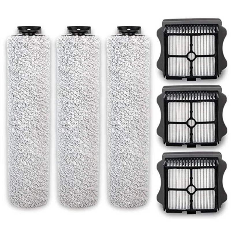 A98G-فرشاة دوارة بديلة ومجموعة مرشح للمكنسة الكهربائية الرطبة والجافة اللاسلكية Tineco Floor One S3 وIfloor 3