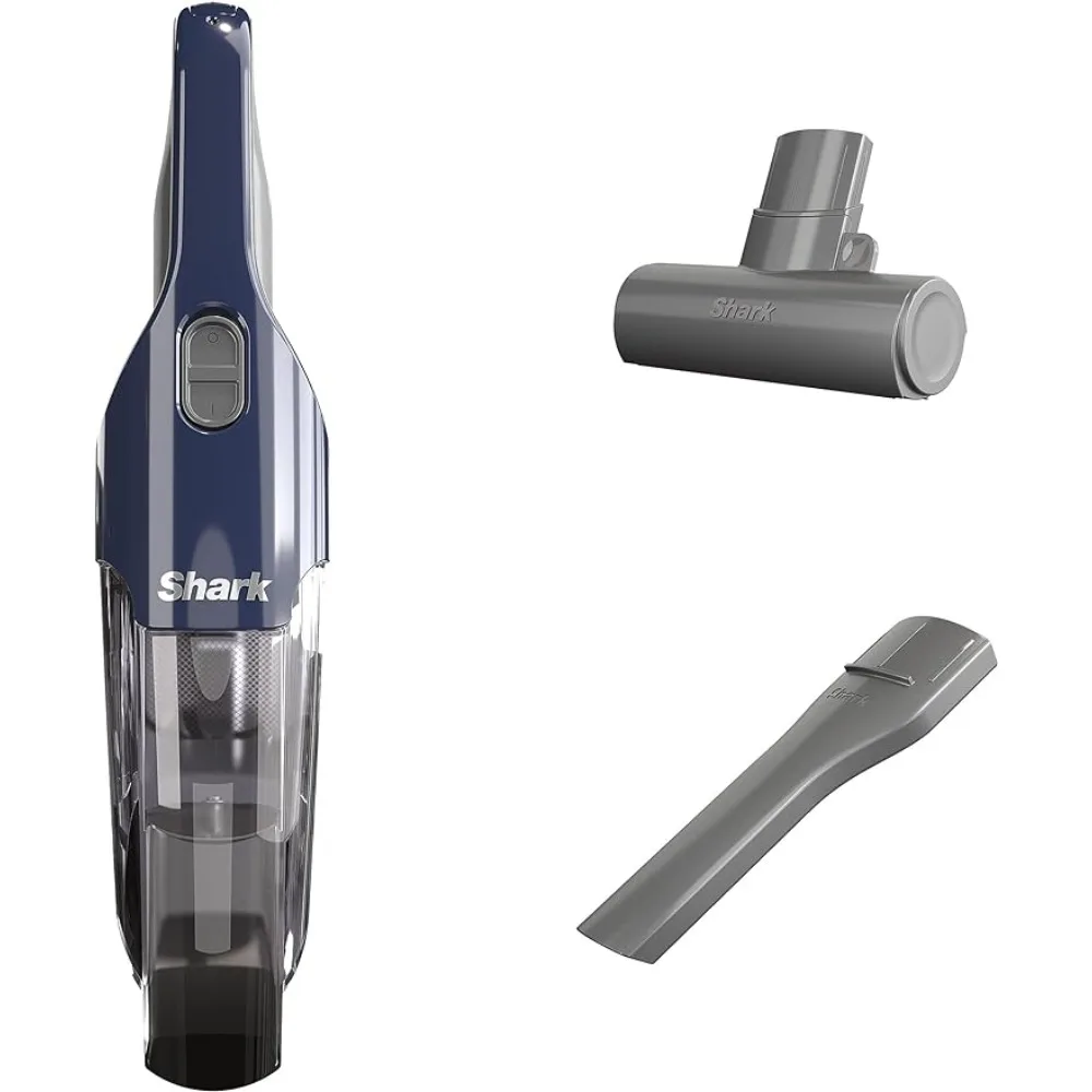 

Shark CH701 Cyclone PET Handheld Vacuum with PetExtract Hair, 8" Crevice Tool, HyperVelocity Suction, Navy Blue/Grey