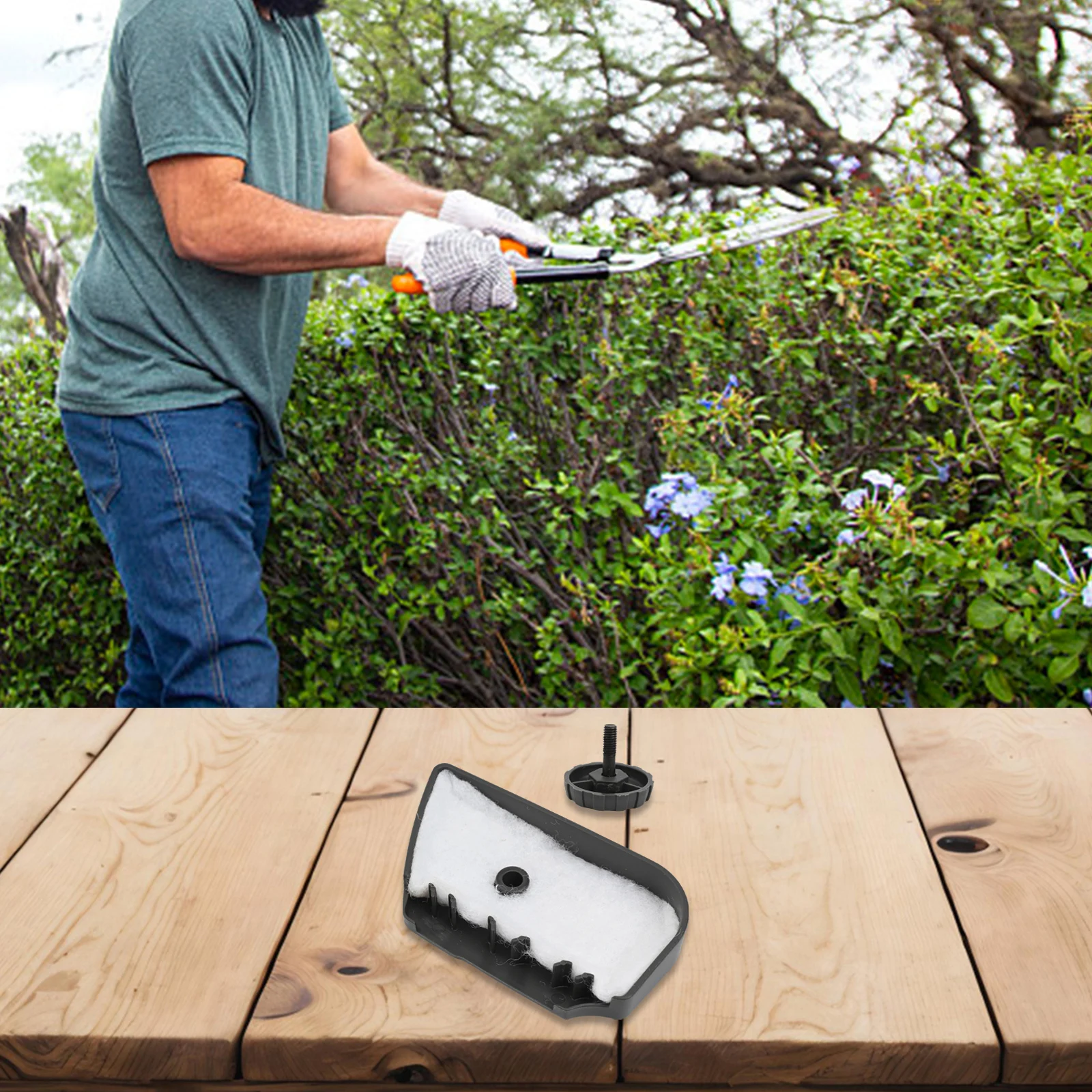 Complete Air Filter Cover Set Trimmer As Shown Trimmer Accessories Long-lasting Performance Optimized Efficiency