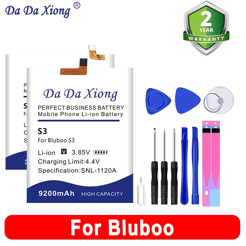 New BlubooS3 BlubooS8Plus BlubooD2 BlubooS8Lite BlubooS1 Battery For Bluboo Xtouch S1 D2 S3 S8 X500 Picasso Maya Max Plus Lite