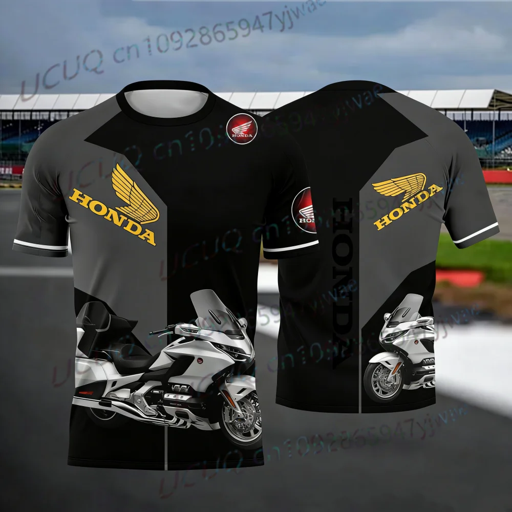 

Men Summer Honda Quick Dry And Breathable Racing T-shirt Sportswear Short Sleeve Lightweight Outdoor Motorcycle Biker Jersey
