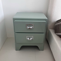 Home creative bedside table, small vintage bedside cabinet, bedroom drawer storage, mini side table, bedside organizer