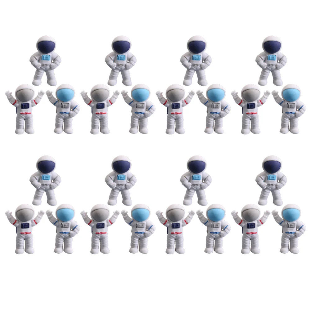 24 Pcs Small Painting Erasers Astronaut Gift Mini for Classroom Pencil Tiny