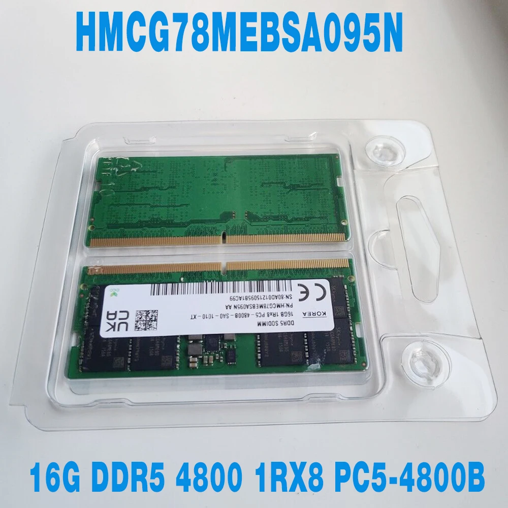 1PCS HMCG78MEBSA095N For SK Hynix RAM Laptop Memory  16G DDR5 4800 1RX8 PC5-4800B 16GB