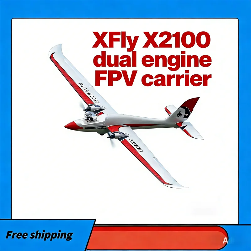 

Xfly X2100 Propeller Aircraft Pnp Dual Engine Fpv Carrier Aircraft Rc Plane Glider Children'S Toy Gift