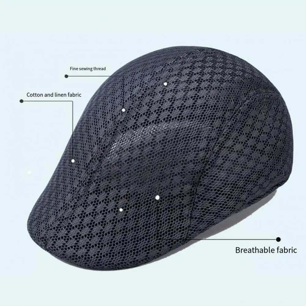 Solid Color Sun Hat for Photos Unisex Retro Sun Hat Lightweight Breathable Mesh Fedora Foldable Short Brim Summer Hat for Travel