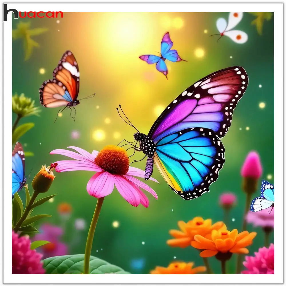 

Huacan 2021, новая коллекция, алмазные картины, дельфин, небо, алмазная вышивка, морской закат, мозаика, художественные украшения, картины