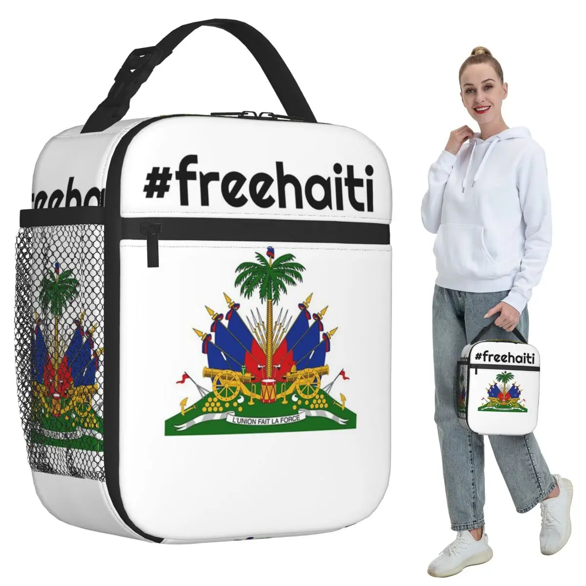 

Free Haitian Insulated Lunch Bag for Kids School Cooler Thermal Food Box Tote Leakproof Lunch Boxes Container