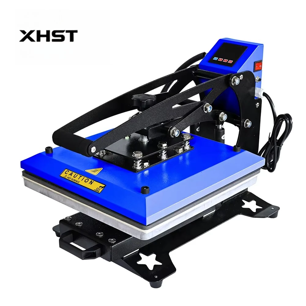 High Pressure Heat Press Machine 38x38cm Flat Sublimation Heat Transfer Machine for Garments