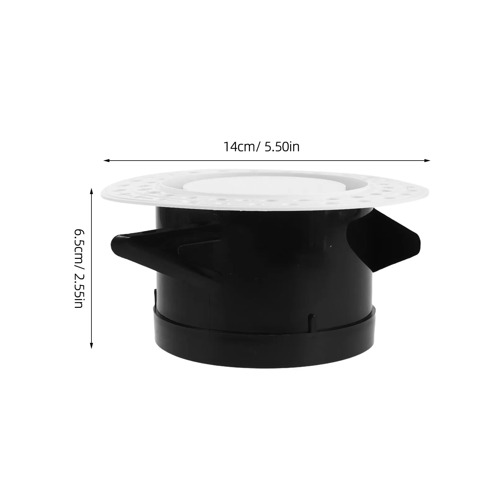Adjustable Round Air Conditioning Outlet Vent Cover Flush Mount ABS Air Diffuser Ceiling Vent for Home Kitchen Office Hvac