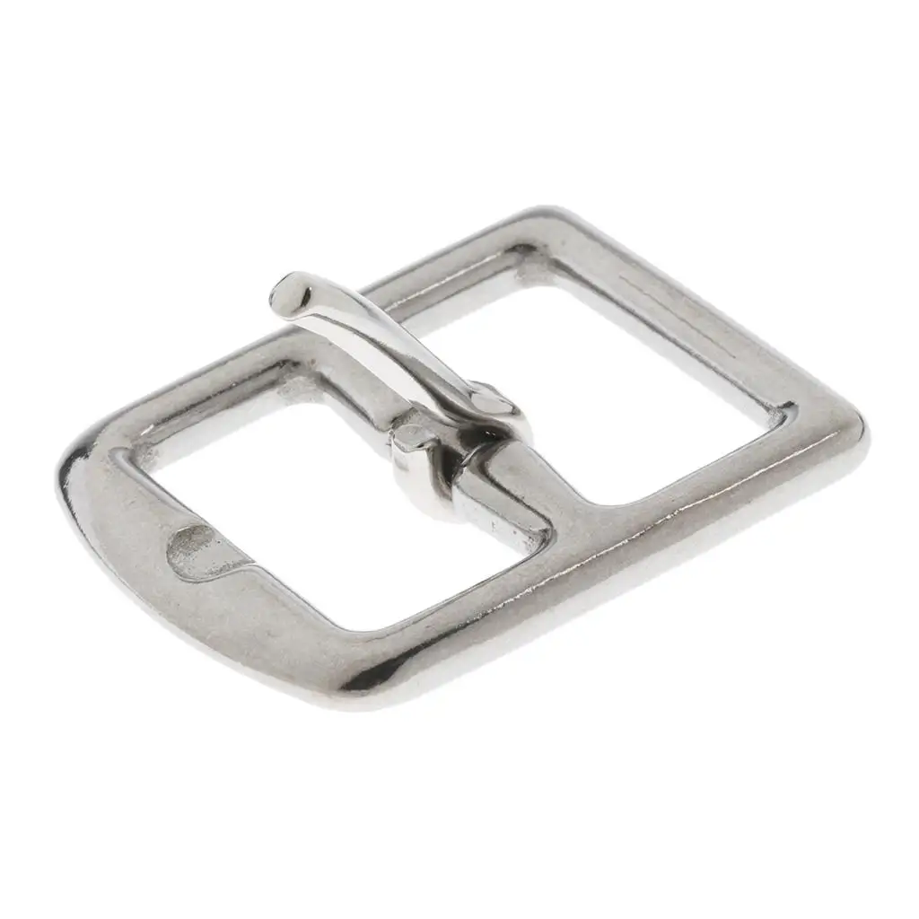 MagiDeal Stainless Steel Stirrup Belt Buckle 45mm x 35mm Stainless Steel Buckle for Horse Riding Stirrup Belt