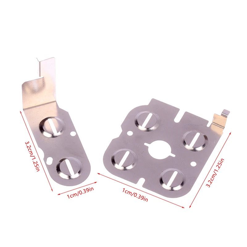 4PCS Nickel Sheet Lithium Battery Pack Electric Tool 18650 Li-ion Cell Connector For 18V Li-ion Battery Box