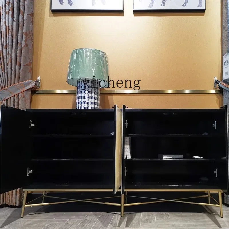 a6 light luxury shell porch cabinet household living room aisle shoe cabinet dining side cabinet minimalist furniture
