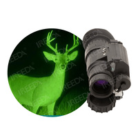 IREEDA Pvs-14 Night Vision Monocular Body With White And Green Phosphors Intensifier Tube Gen2+ FOM1400+ PVS14
