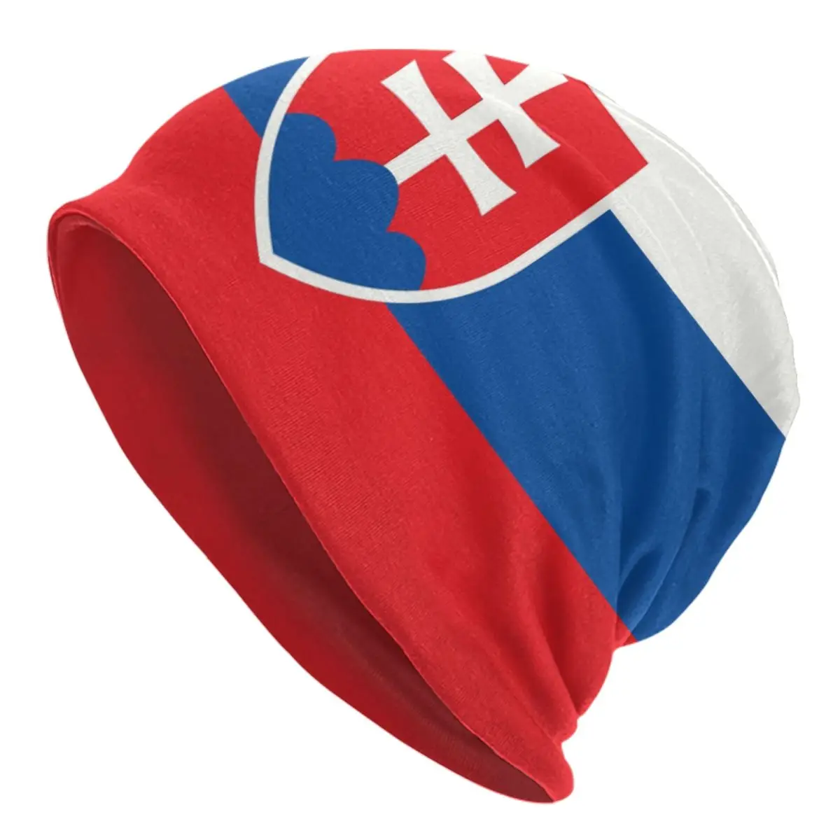 Custom Flag Of Slovakia Bonnet Hat Knitting Hats Men Women Hip Hop Unisex Adult Slovak Republic Warm Winter Beanies Cap