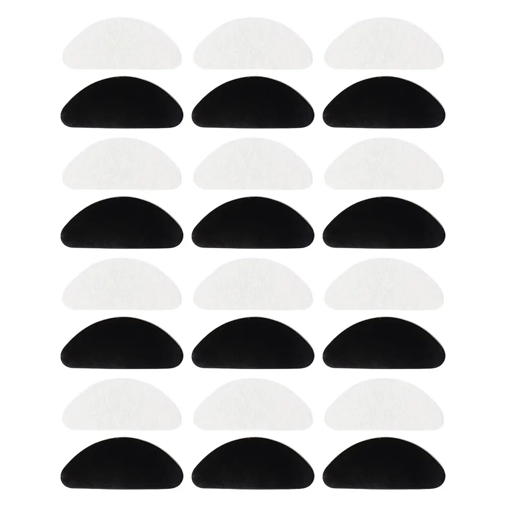 

12 Pairs Soft Silicone Eyeglass Nose Pads Anti Slip Comfortable Replacement for All Glasses Sunglasses Height Adjustable