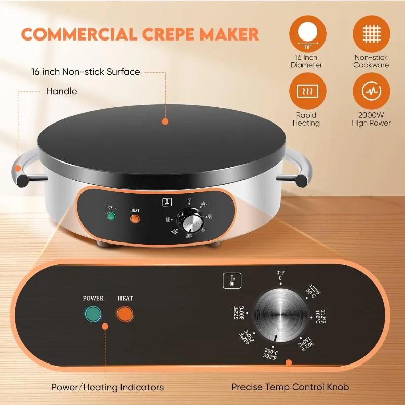 Commercial Crepe Maker, 16