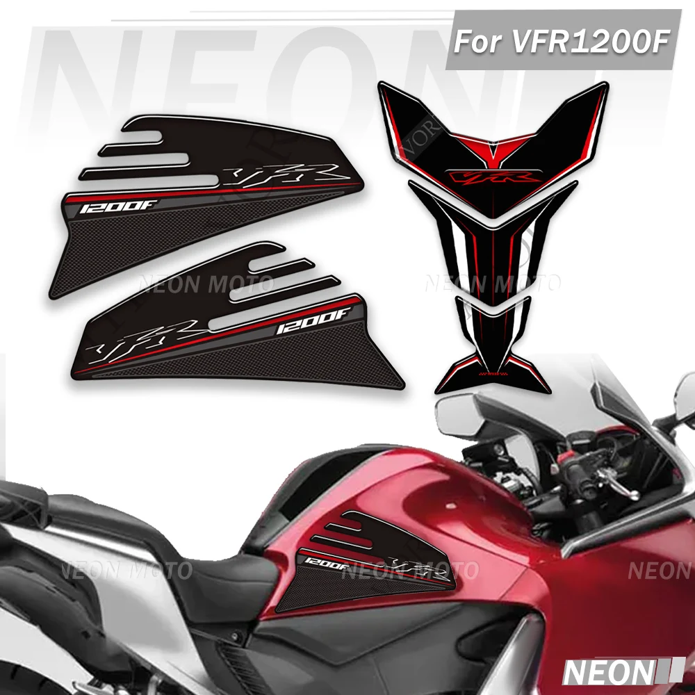 

Motorcycle Tank Pad for VFR1200F VFR 1200 F Motorbike 3D Resin Stickers Protector Decals Accessories Kit