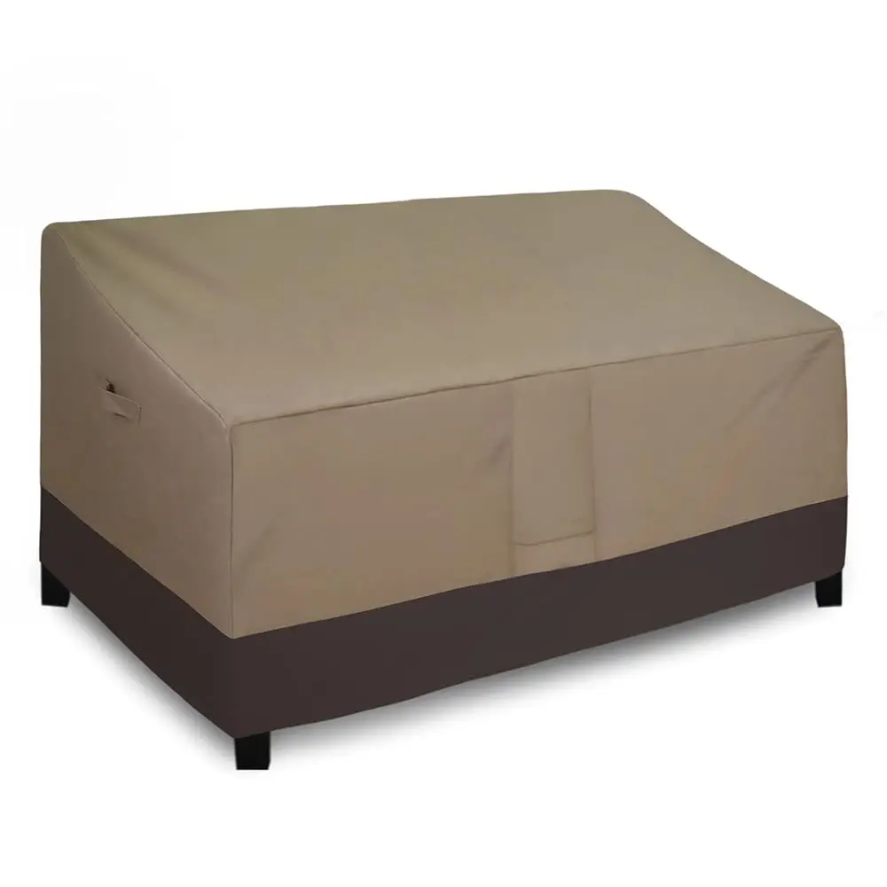 

Waterproof Outdoor Couch Cover, Heavy Duty Deep 3-Seater Patio Sofa Cover, Winchdproof Outdoor Furniture Cover With Air Vent