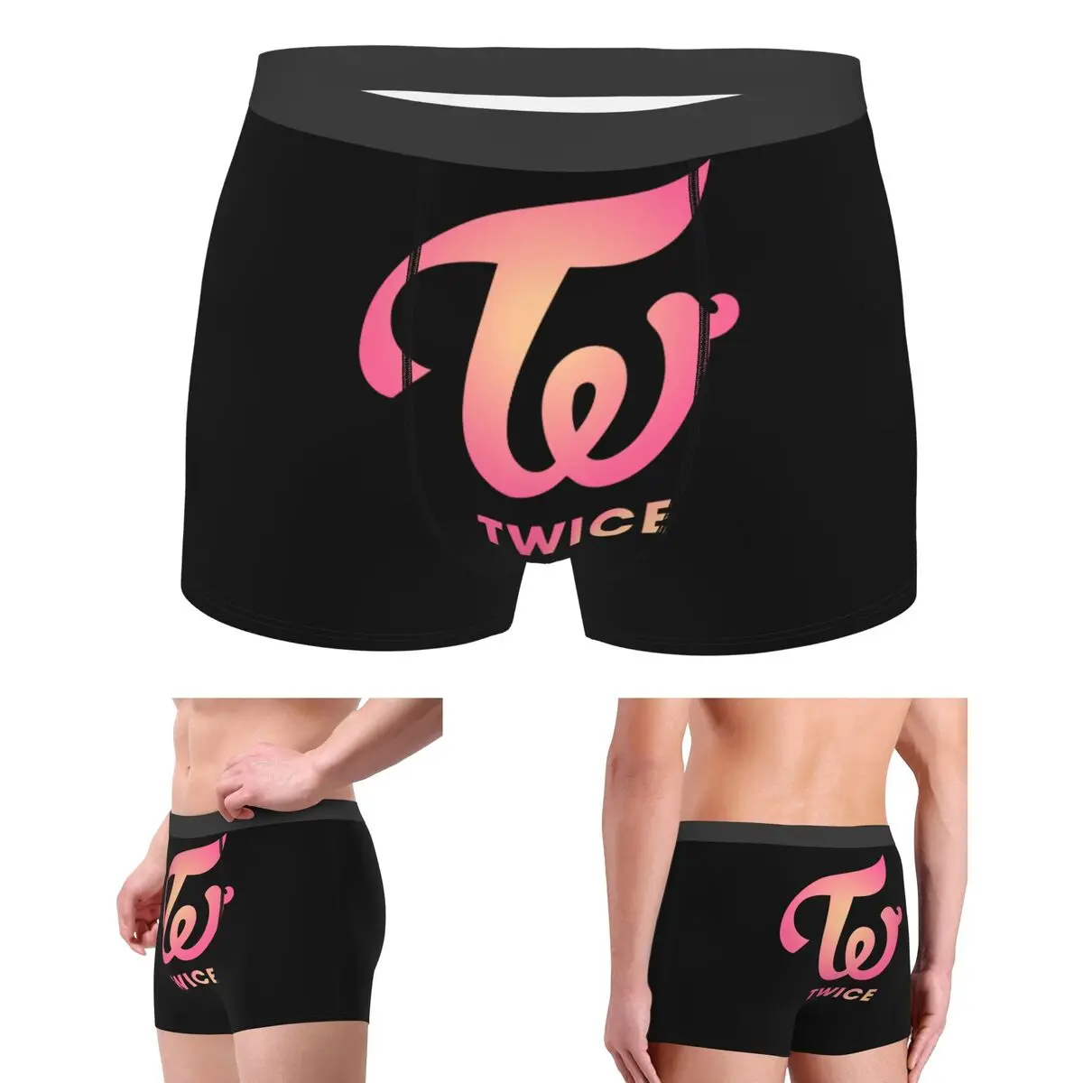 

Boxer Underpants Shorts Once Twice Kpop Fan Panties Male Soft Underwear for Homme Man Boyfriend Gifts