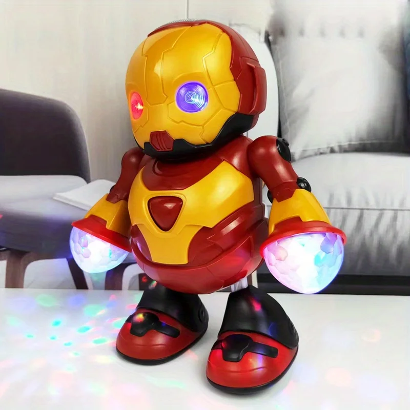 Kids Toys, Toddler Toys, Kids Robot Rotating, Super Hero Toys, Dance Toys With Music Light, Toys For Ages 2+, Gifts Idea