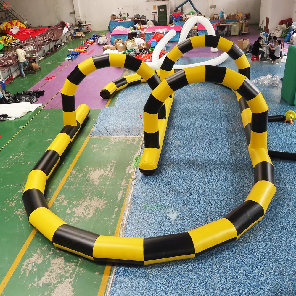 

Fast Delivery 12x6m Custom Made Go-Kart Inflatable Air Track Race Track for Sale