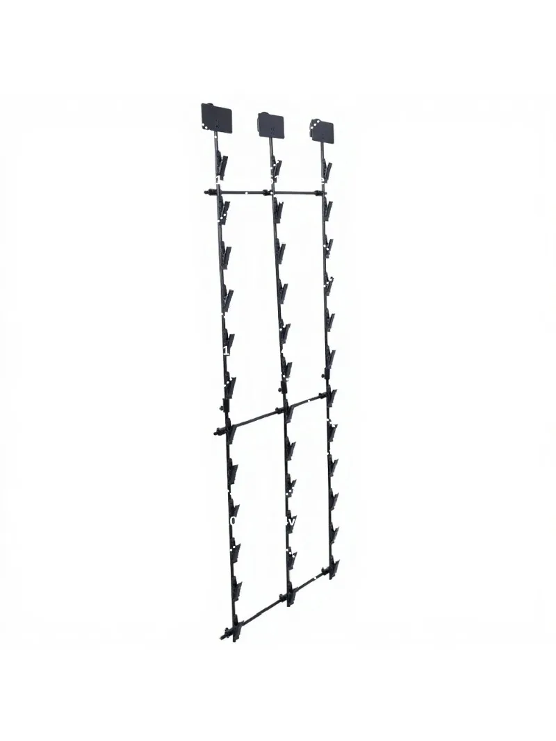 Customizable Three-Row Metal Snack Display Hanger Rack Iron Chips Clip Strip