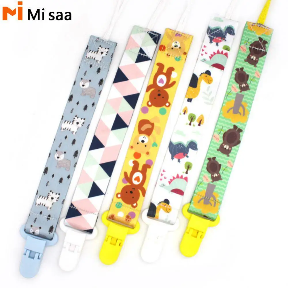 Anti-lost Toy Belt Portable Cute 29cm Baby Supplies Baby Pacifier Clip Animal Pattern Cartoon Multicolour Children Accessories