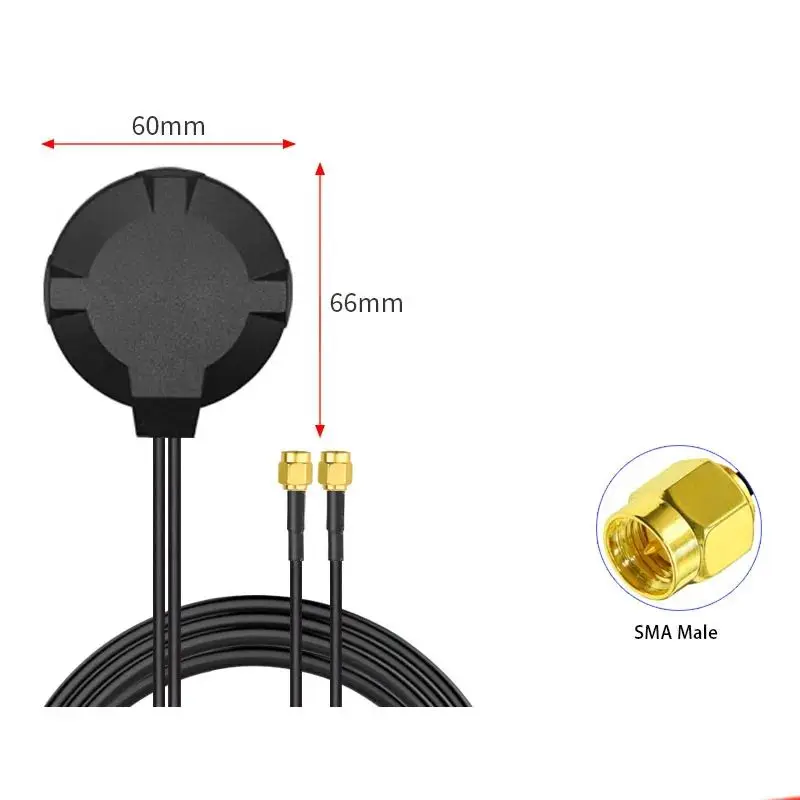 4G + GPS/Beidou 2-in-1 połączona antena wzmacniacz WIFI 8dBi/28dBi satelitarny wzmacniacz sygnału mobilnego nawigacja do pojazdu pozycjonowania